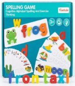 Kids Alphabet Wooden Spelling Game (English Words Exercise Artifact) - Image 4