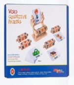 Wooden Word Cognitive Pairing Toy Set! Cognitive Skill Development (Hand-Eye Coordination) - Image 2