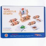 Wooden Word Cognitive Pairing Toy Set! Cognitive Skill Development (Hand-Eye Coordination)